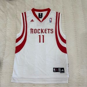 Yao Rockets Number 11 Jersey White Red